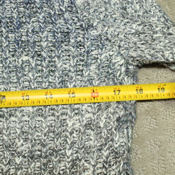 Lucky Brand Women's Small Chunky Knit Ombre Laced Up the Side Sweater - Picture 4 of 6
